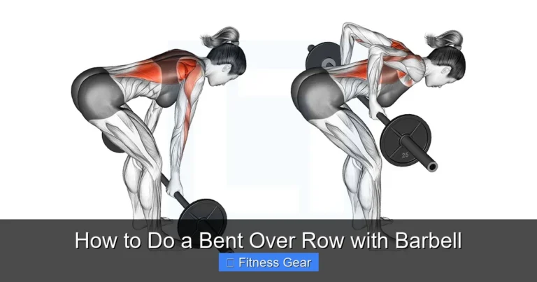 How to Do a Bent Over Row with Barbell