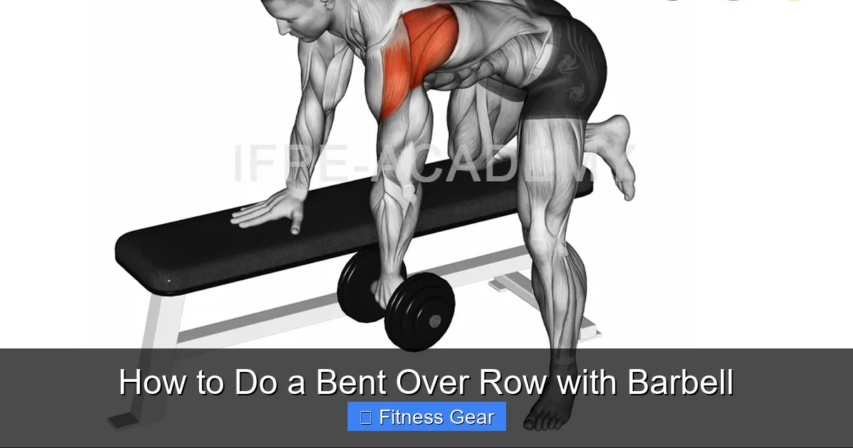How to Do a Bent Over Row with Barbell