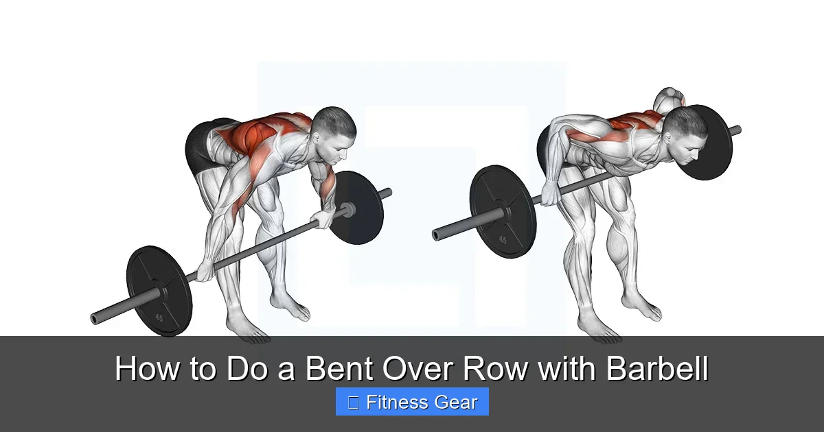 How to Do a Bent Over Row with Barbell