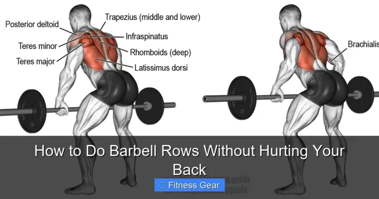 How to Do Barbell Rows Without Hurting Your Back