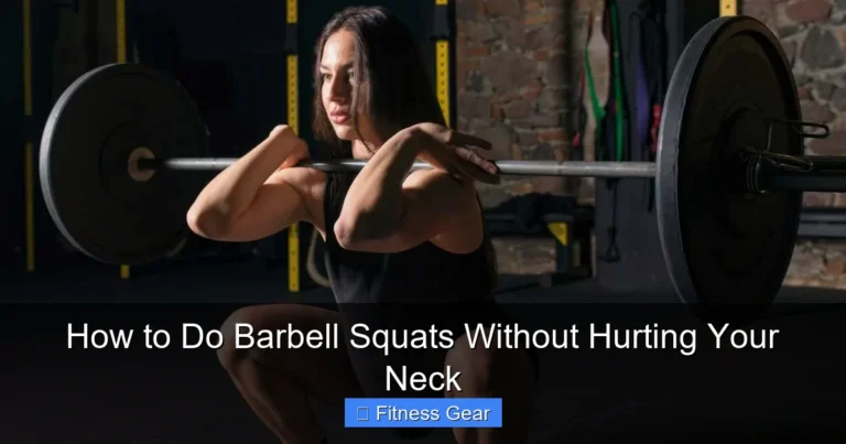 How to Do Barbell Squats Without Hurting Your Neck