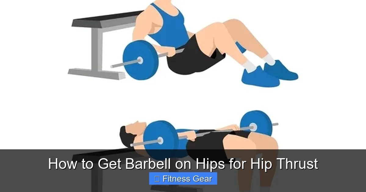 How to Get Barbell on Hips for Hip Thrust