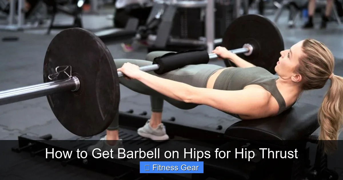 How to Get Barbell on Hips for Hip Thrust