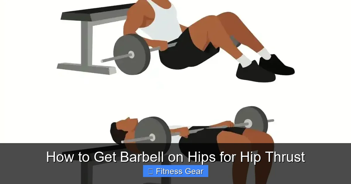 How to Get Barbell on Hips for Hip Thrust