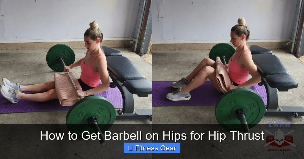 How to Get Barbell on Hips for Hip Thrust