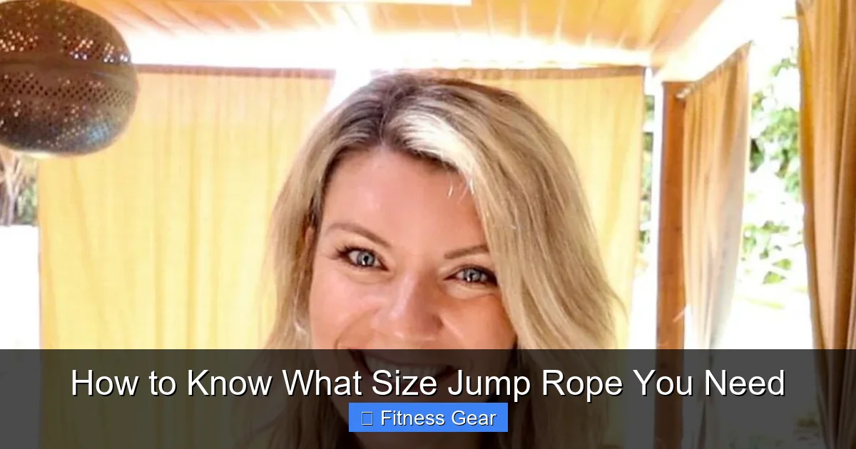How to Know What Size Jump Rope You Need