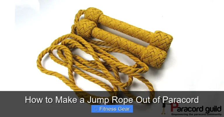 How to Make a Jump Rope Out of Paracord