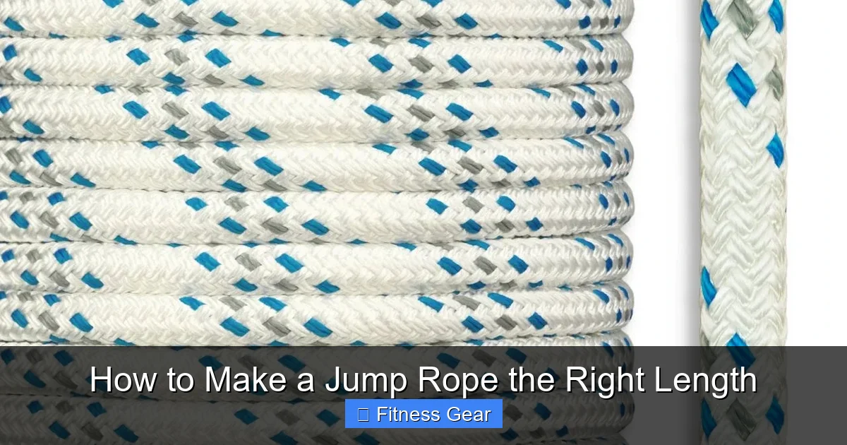 How to Make a Jump Rope the Right Length