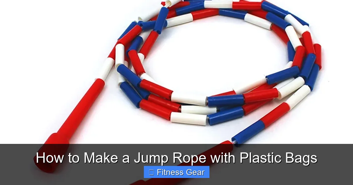How to Make a Jump Rope with Plastic Bags