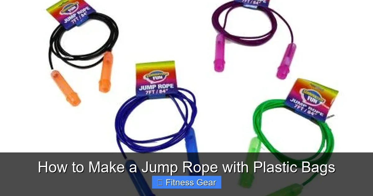 How to Make a Jump Rope with Plastic Bags