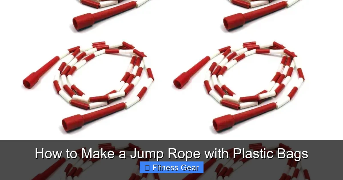 How to Make a Jump Rope with Plastic Bags