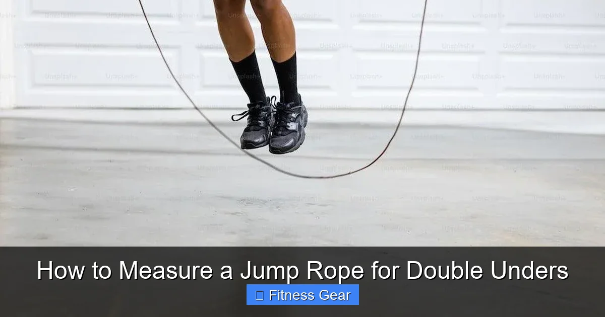 How to Measure a Jump Rope for Double Unders - gymhike.com