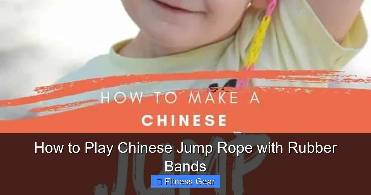 How to Play Chinese Jump Rope with Rubber Bands
