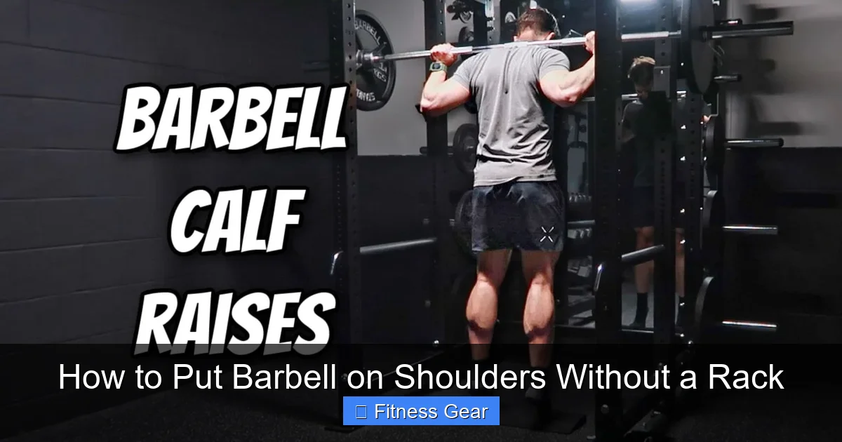 How to Put Barbell on Shoulders Without a Rack