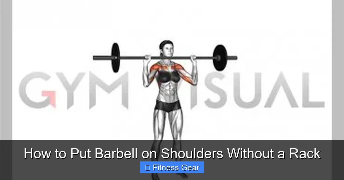 How to Put Barbell on Shoulders Without a Rack