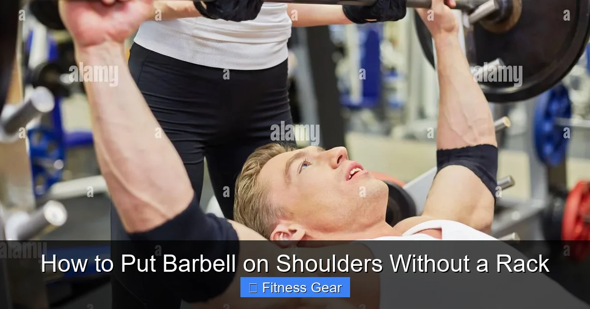 How to Put Barbell on Shoulders Without a Rack