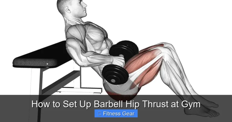 How to Set Up Barbell Hip Thrust at Gym