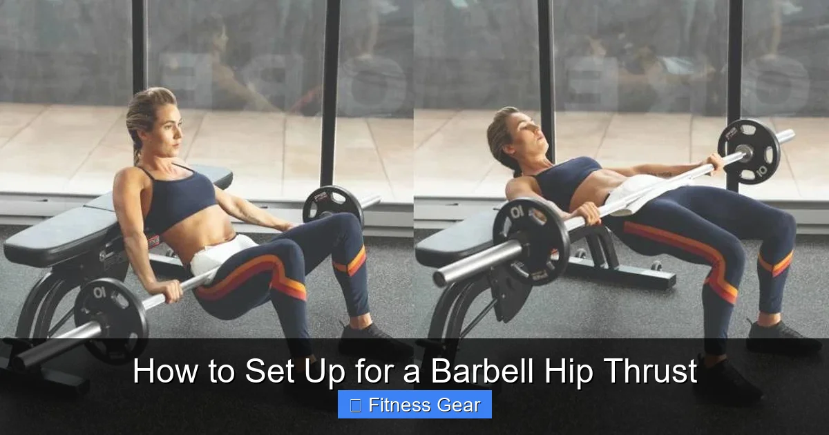 How to Set Up for a Barbell Hip Thrust