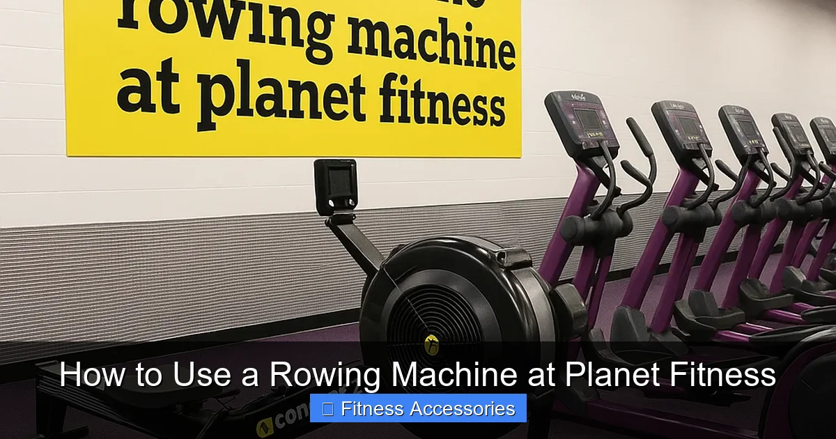 How to Use a Rowing Machine at Planet Fitness