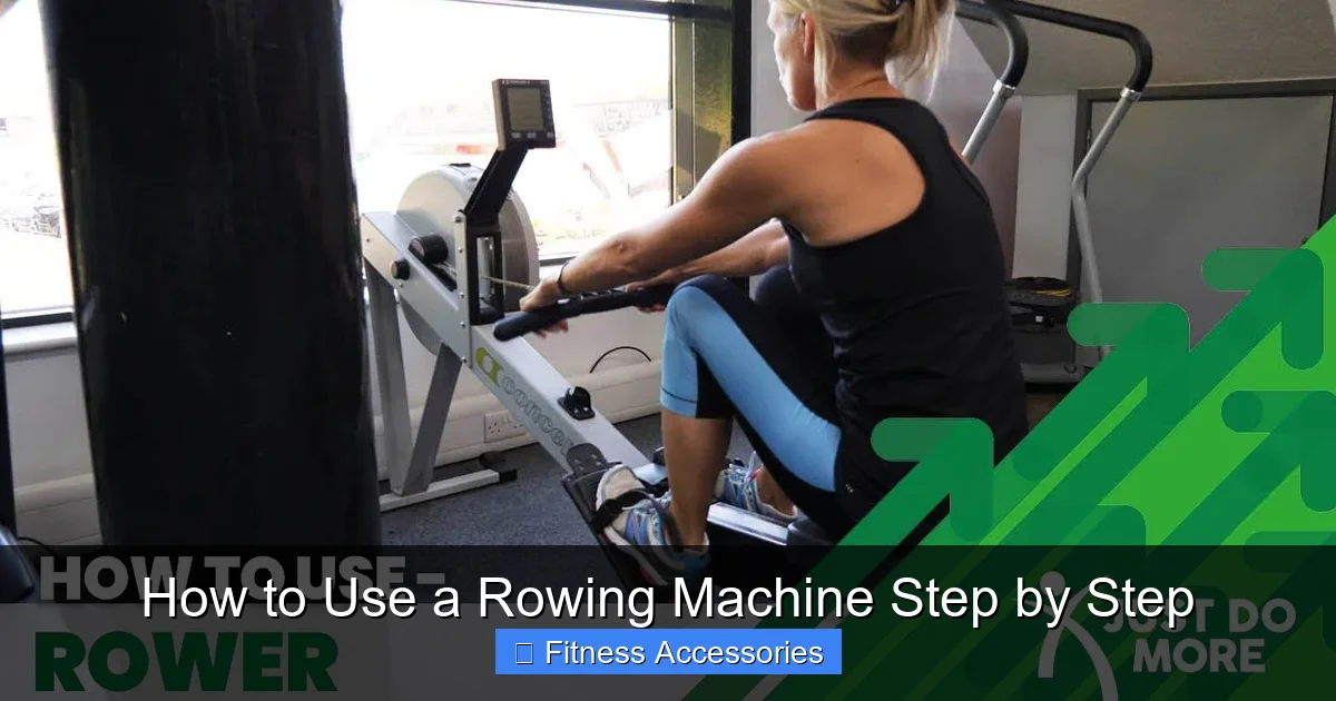 How to Use a Rowing Machine Step by Step