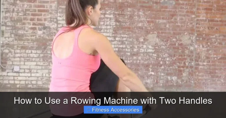 How to Use a Rowing Machine with Two Handles