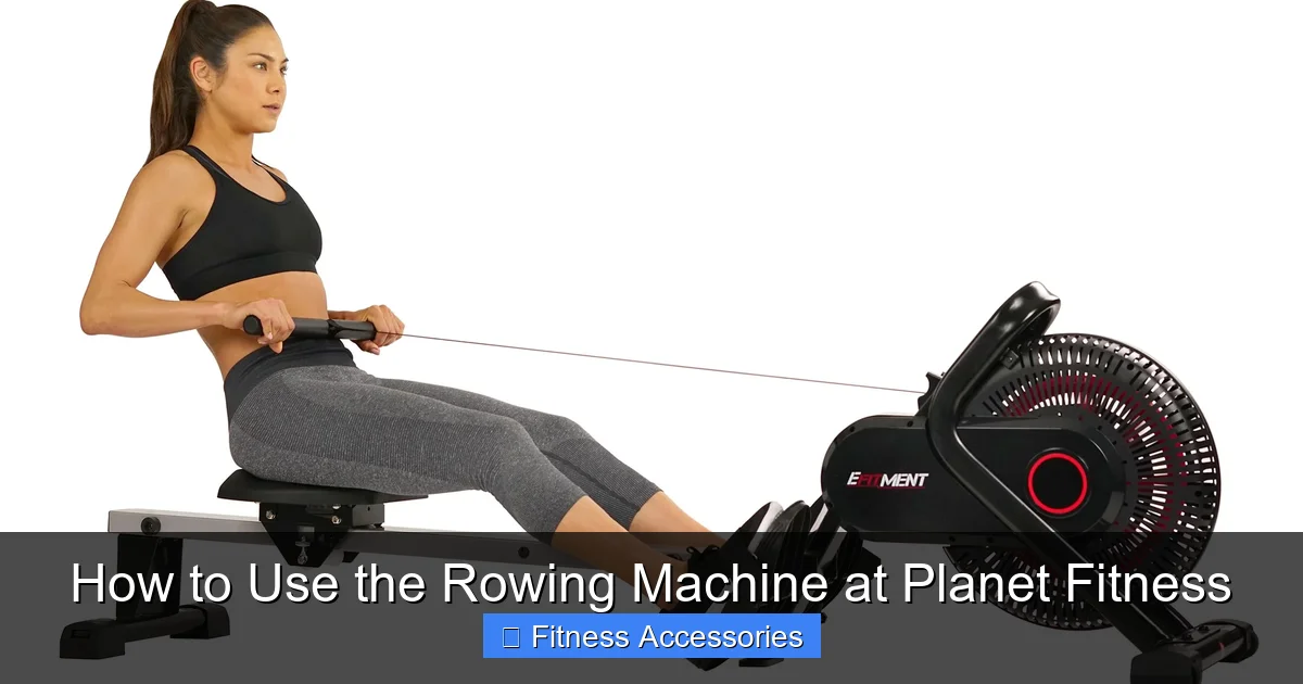 How to Use the Rowing Machine at Planet Fitness