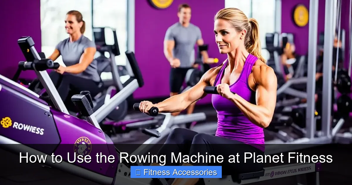 How to Use the Rowing Machine at Planet Fitness