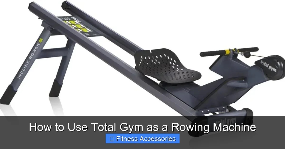 How to Use Total Gym as a Rowing Machine