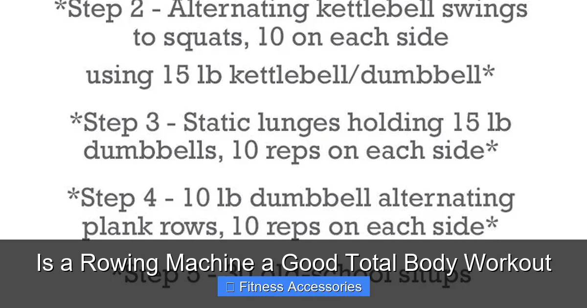 Is a Rowing Machine a Good Total Body Workout
