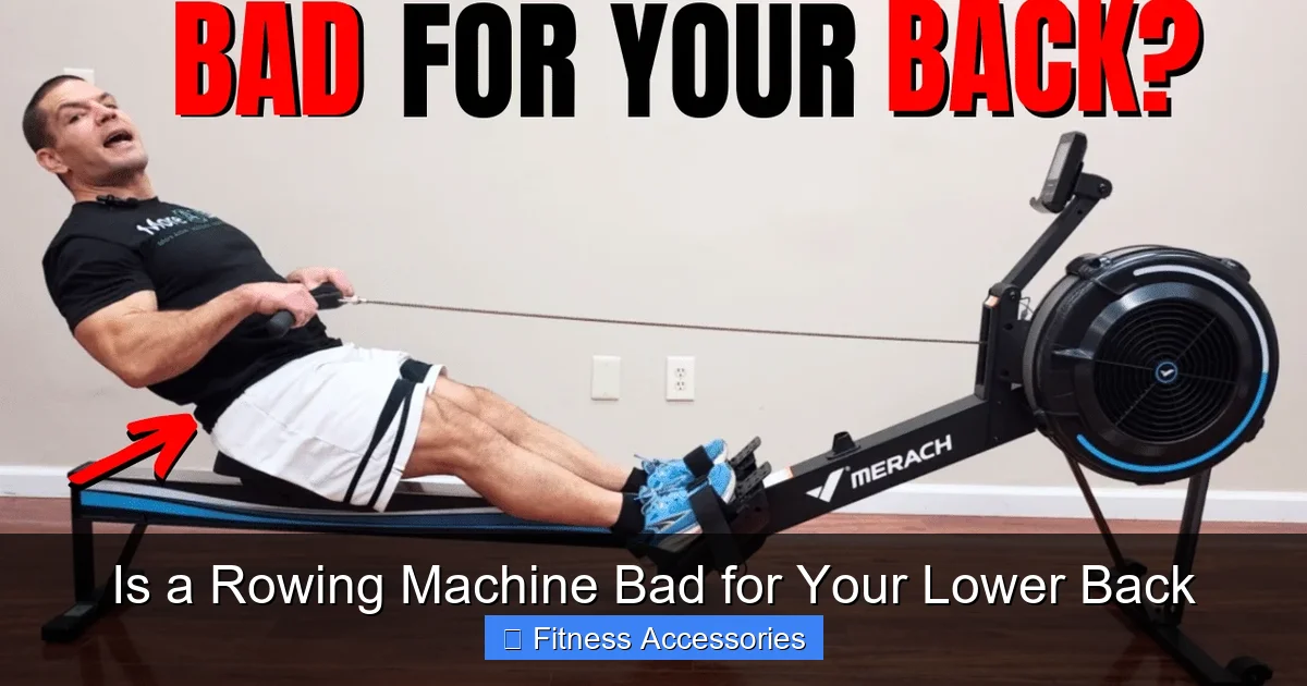Is a Rowing Machine Bad for Your Lower Back - gymhike.com