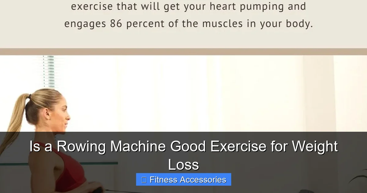 Is a Rowing Machine Good Exercise for Weight Loss