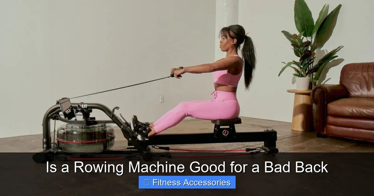 Is a Rowing Machine Good for a Bad Back