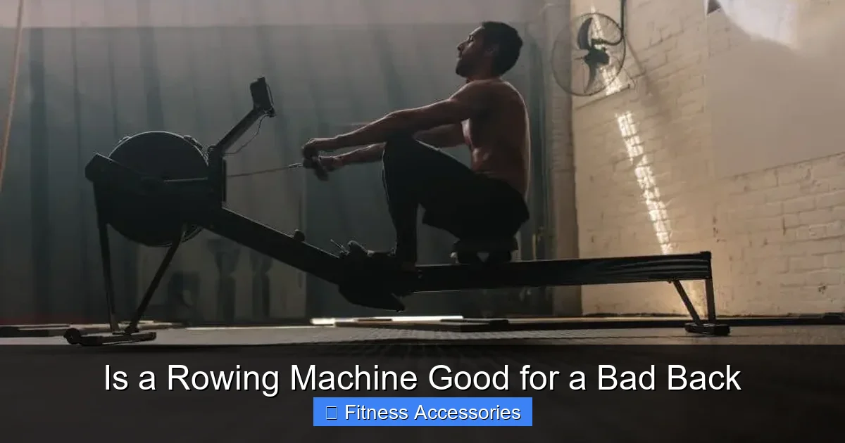 Is a Rowing Machine Good for a Bad Back
