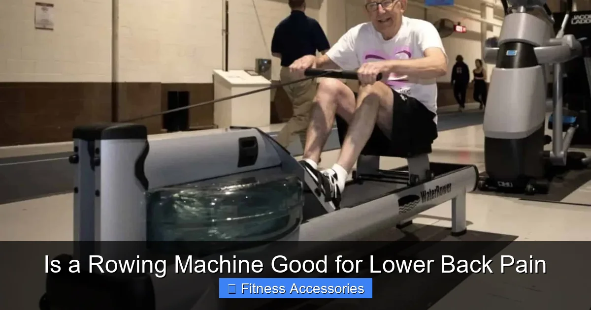 Is a Rowing Machine Good for Lower Back Pain