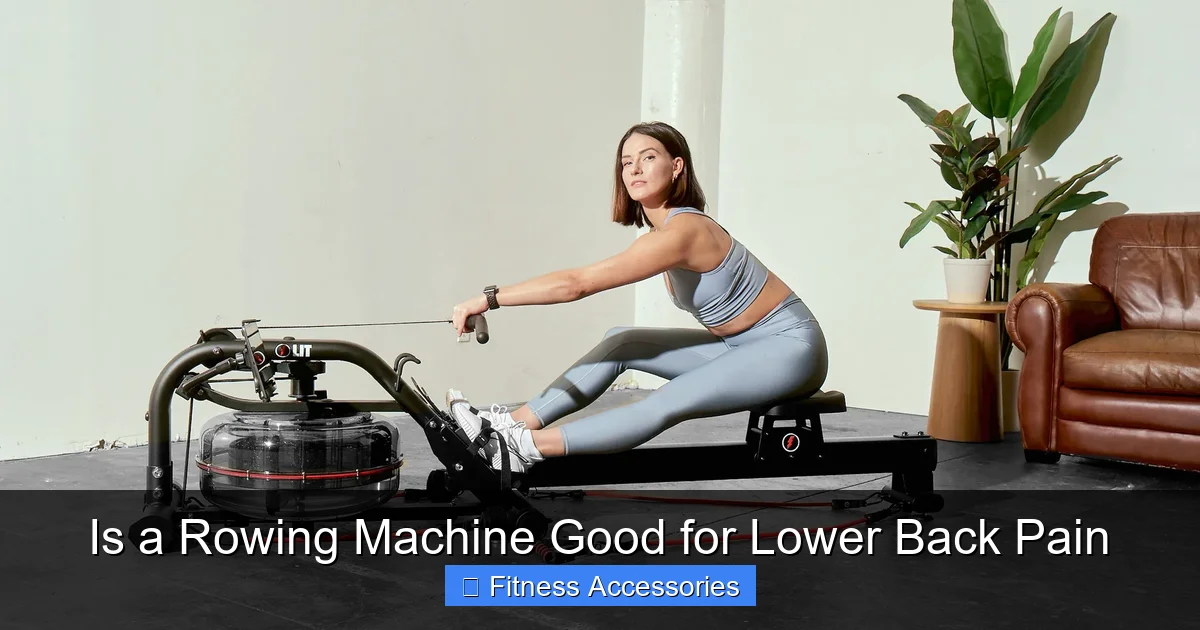 Is a Rowing Machine Good for Lower Back Pain