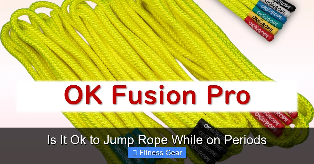 Is It Ok to Jump Rope While on Periods