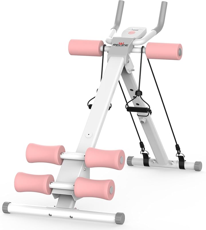 RELIFE Rebuild Your Life AB Workout Machine – Adjustable, Foldable Ab 