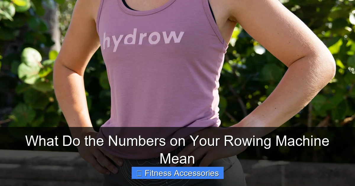 What Do the Numbers on Your Rowing Machine Mean