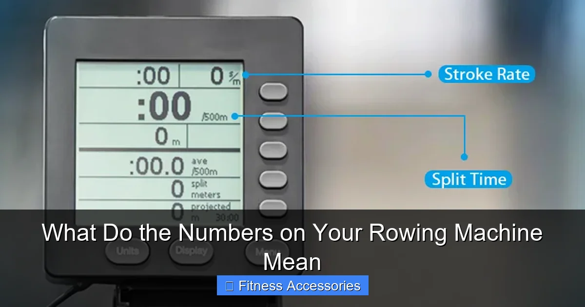 What Do the Numbers on Your Rowing Machine Mean