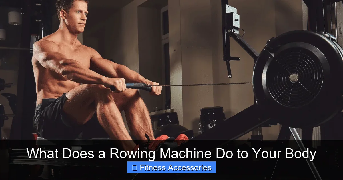 What Does a Rowing Machine Do to Your Body