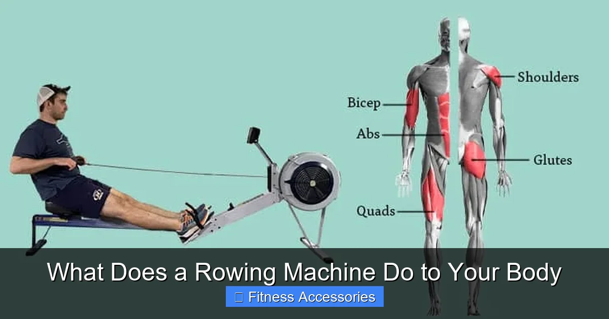 What Does a Rowing Machine Do to Your Body