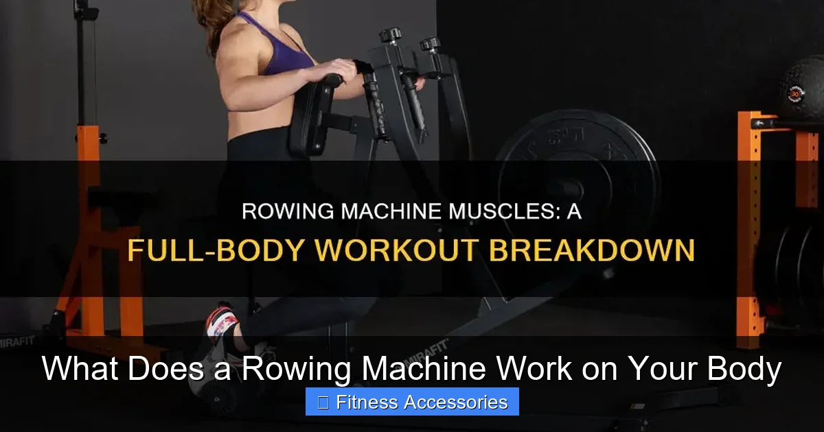 What Does a Rowing Machine Work on Your Body