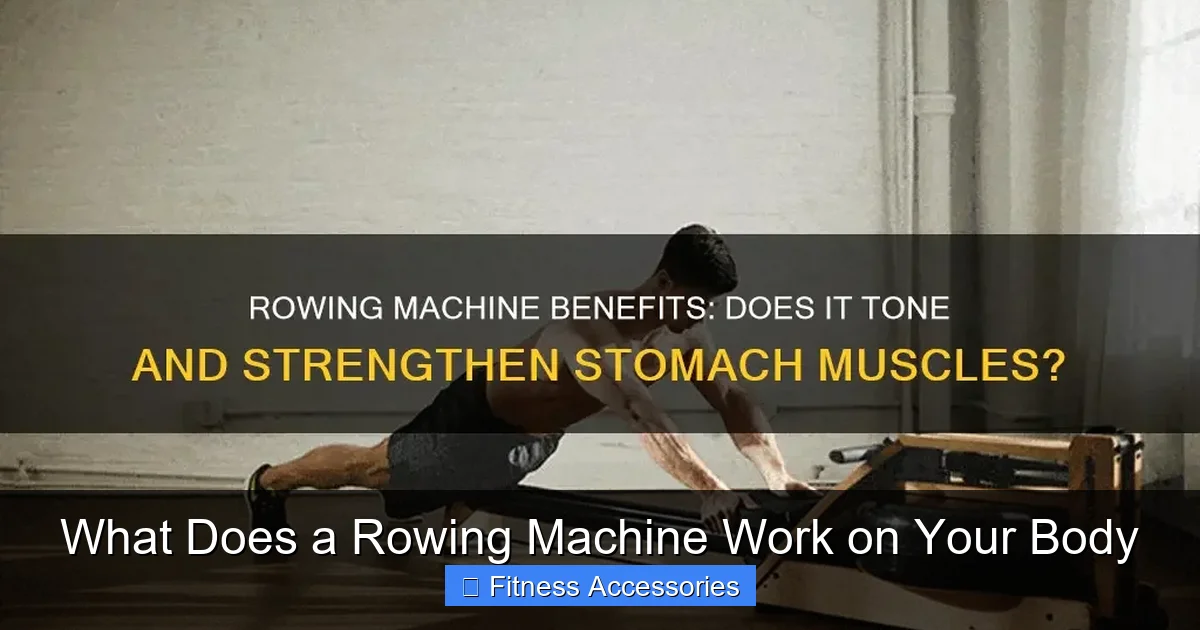 What Does a Rowing Machine Work on Your Body