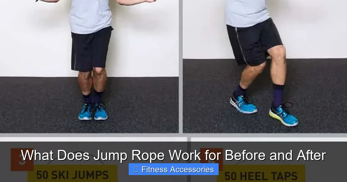 What Does Jump Rope Work for Before and After