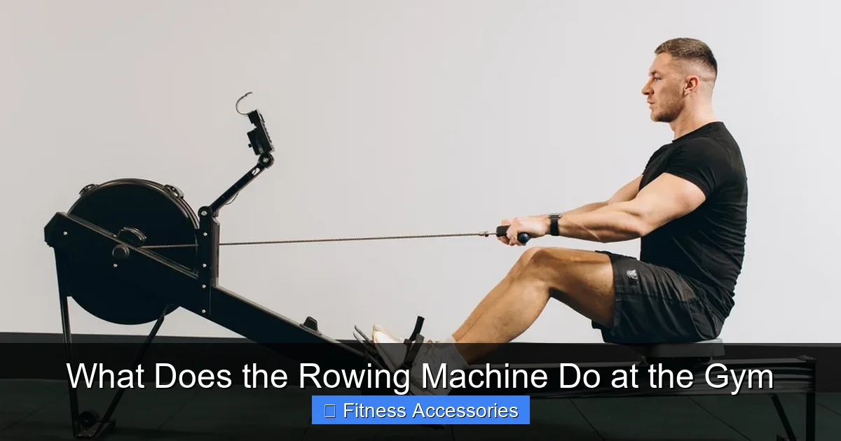 What Does the Rowing Machine Do at the Gym