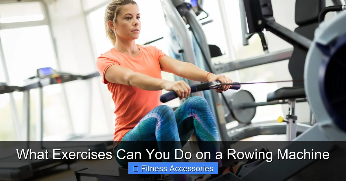 What Exercises Can You Do on a Rowing Machine
