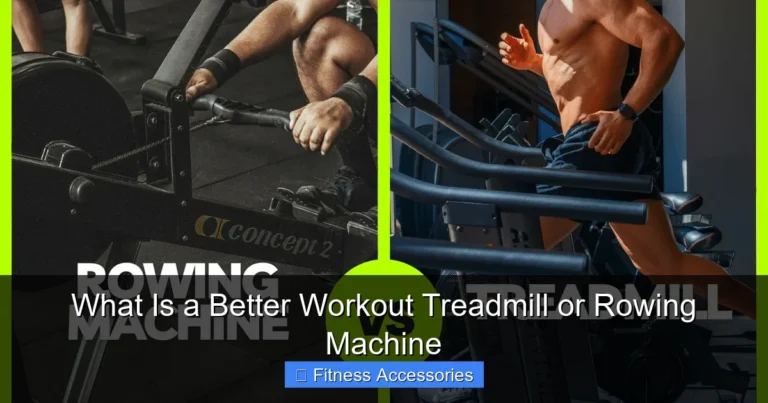 What Is a Better Workout Treadmill or Rowing Machine