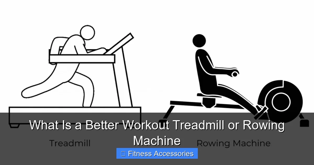 What Is a Better Workout Treadmill or Rowing Machine