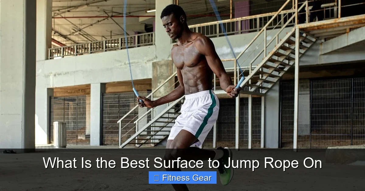 What Is the Best Surface to Jump Rope On