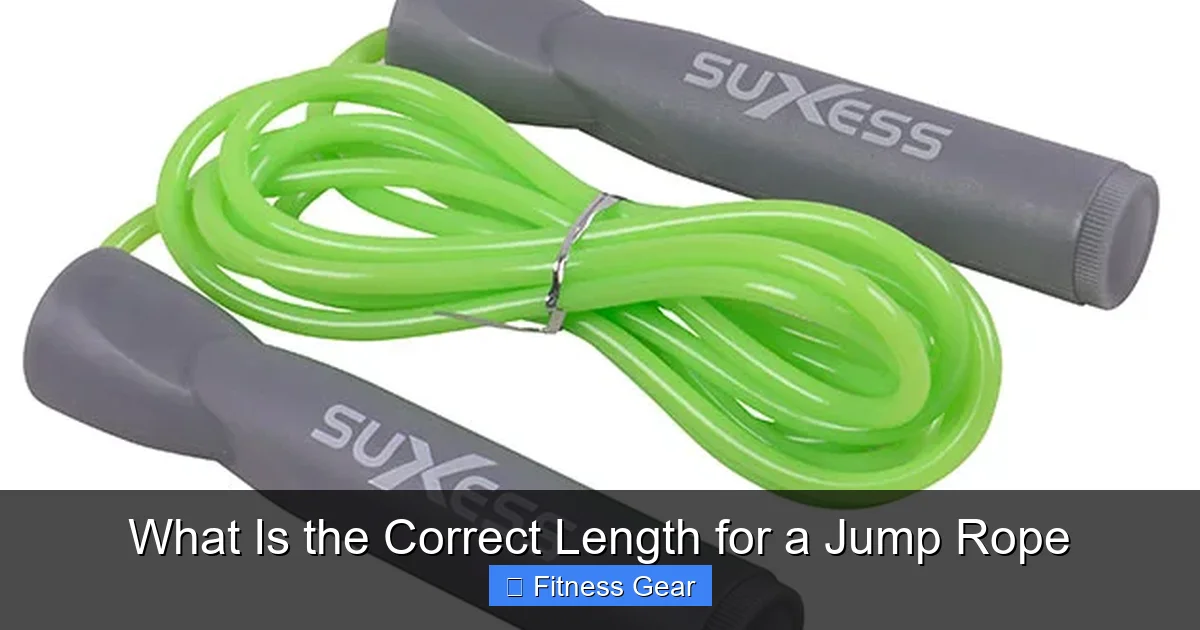 What Is the Correct Length for a Jump Rope